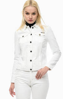 Белая джинсовая куртка Calvin Klein Jeans