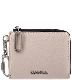 Розовая ключница на молнии Calvin Klein Jeans