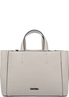 Серая сумка с двумя отделами Calvin Klein Jeans