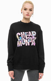 Свитшот из хлопка с ярким принтом Cheap Monday