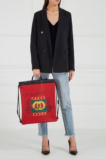 Красный кожаный рюкзак Coco Capitan Gucci