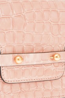 Сумка из тисненой кожи Barbelle RED Valentino