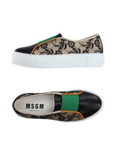 Низкие кеды и кроссовки Msgm