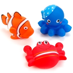 Набор игрушек для ванны Играем вместе «Водные обитатели»