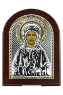 Икона Матрона 4,5х6,5 см Аргента