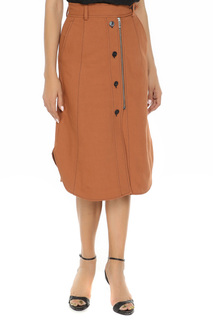Асимметричная юбка с застежкой на молнию SPORTMAX