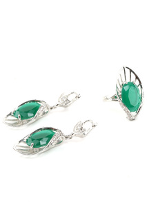 Комплект: кольцо, серьги Be You to Full