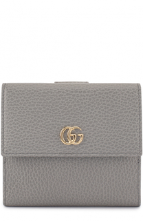 Кожаное портмоне с логотипом бренда Gucci