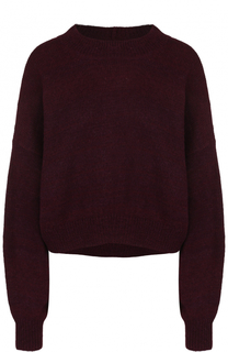 Укороченный шерстяной пуловер свободного кроя Isabel Marant Etoile