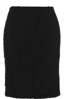 Однотонная буклированная мини-юбка Tom Ford