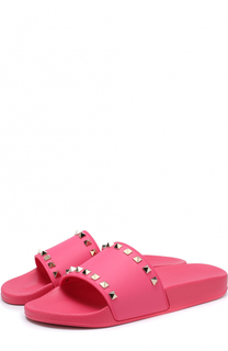 Резиновые шлепанцы Rockstud Valentino