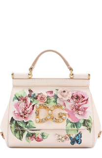 Сумка Sicily mini с принтом Dolce &amp; Gabbana