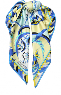 Шелковый платок с принтом Emilio Pucci
