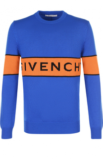Шерстяной джемпер с логотипом бренда Givenchy