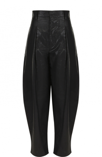 Однотонные брюки из смеси хлопка и льна Isabel Marant