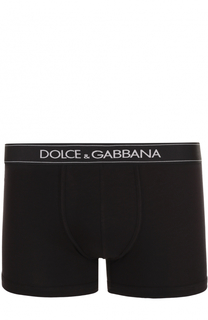 Хлопковые боксеры с широкой резинкой Dolce &amp; Gabbana
