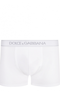 Хлопковые боксеры с широкой резинкой Dolce &amp; Gabbana