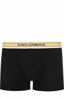 Хлопковые боксеры с широкой резинкой Dolce &amp; Gabbana