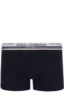 Хлопковые боксеры с широкой резинкой Dolce &amp; Gabbana