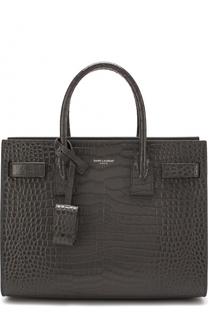Сумка Sac De Jour Baby с тиснением Saint Laurent