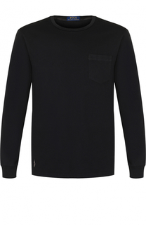 Хлопковый лонгслив с круглым вырезом Polo Ralph Lauren