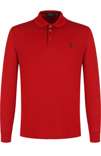 Хлопковое поло с длинными рукавами Polo Ralph Lauren