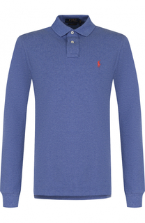 Хлопковое поло с длинными рукавами Polo Ralph Lauren