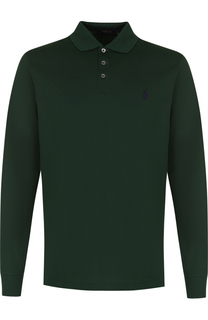 Хлопковое поло с длинными рукавами Polo Ralph Lauren