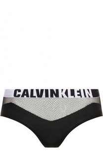 Трусы с перфорацией и логотипом бренда Calvin Klein Underwear