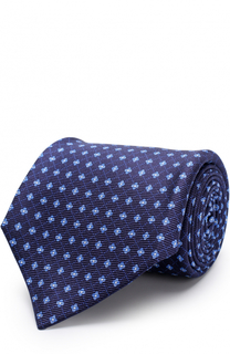 Шелковый галстук с узором Kiton