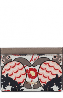 Кожаный футляр для кредитных карт с принтом Furla