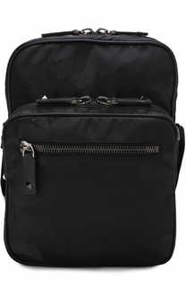 Текстильная сумка-планшет с двумя отделениями на молнии Valentino