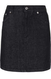 Джинсовая мини-юбка с логотипом бренда Givenchy