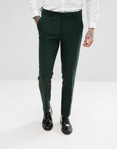 Зеленые брюки скинни ASOS Wedding - Зеленый