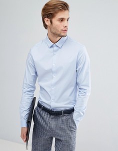 Синяя облегающая рубашка ASOS - Синий