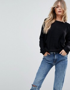 Джемпер с отделкой молнией сзади Brave Soul - Черный