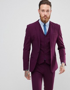 Приталенный пиджак ASOS - Фиолетовый