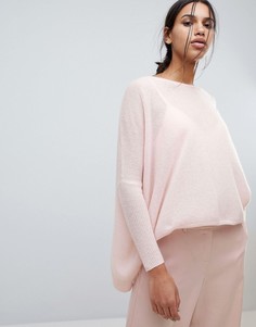 Свободный кашемировый джемпер Subtle Luxury - Розовый