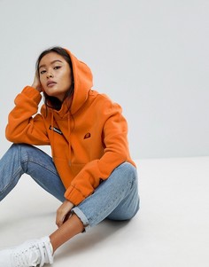 Oversize-худи с логотипом Ellesse - Оранжевый