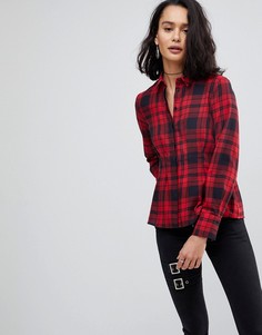 Приталенная рубашка в клетку ASOS - Мульти