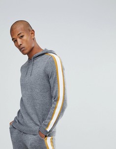 Худи с полосками по бокам ASOS - Серый