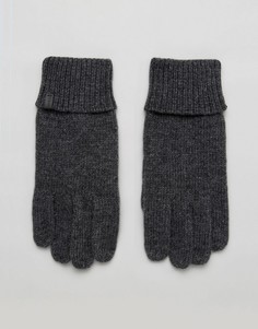 Серые вязаные перчатки Esprit - Серый