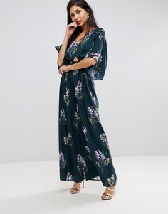Комбинезон с широкими штанинами и принтом ASOS - Мульти