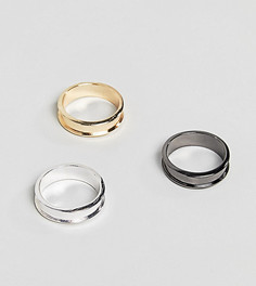 Набор колец (3 шт.) Reclaimed Vintage Inspired эксклюзивно для ASOS - Мульти