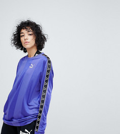 Фиолетовый футбольный топ с отделкой лентой Puma эксклюзивно для ASOS - Фиолетовый