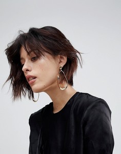 Серьги-подвески ASOS - Золотой