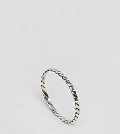 Серебряное витое кольцо ASOS - Серебряный
