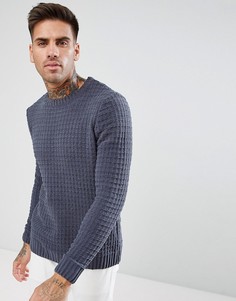 Темно-серый джемпер с круглым вырезом River Island - Серый