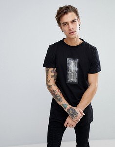 Черная футболка с принтом Riot New Look - Черный