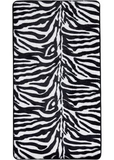 Коврик для ванной Зебра, пена с эффектом памяти (черный/белый) Bonprix